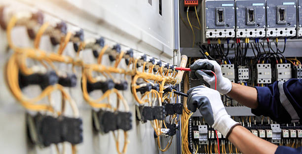 Professional Electrician technician working in North Springfield, VA